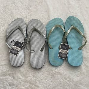 West loop set of 2 flip flops